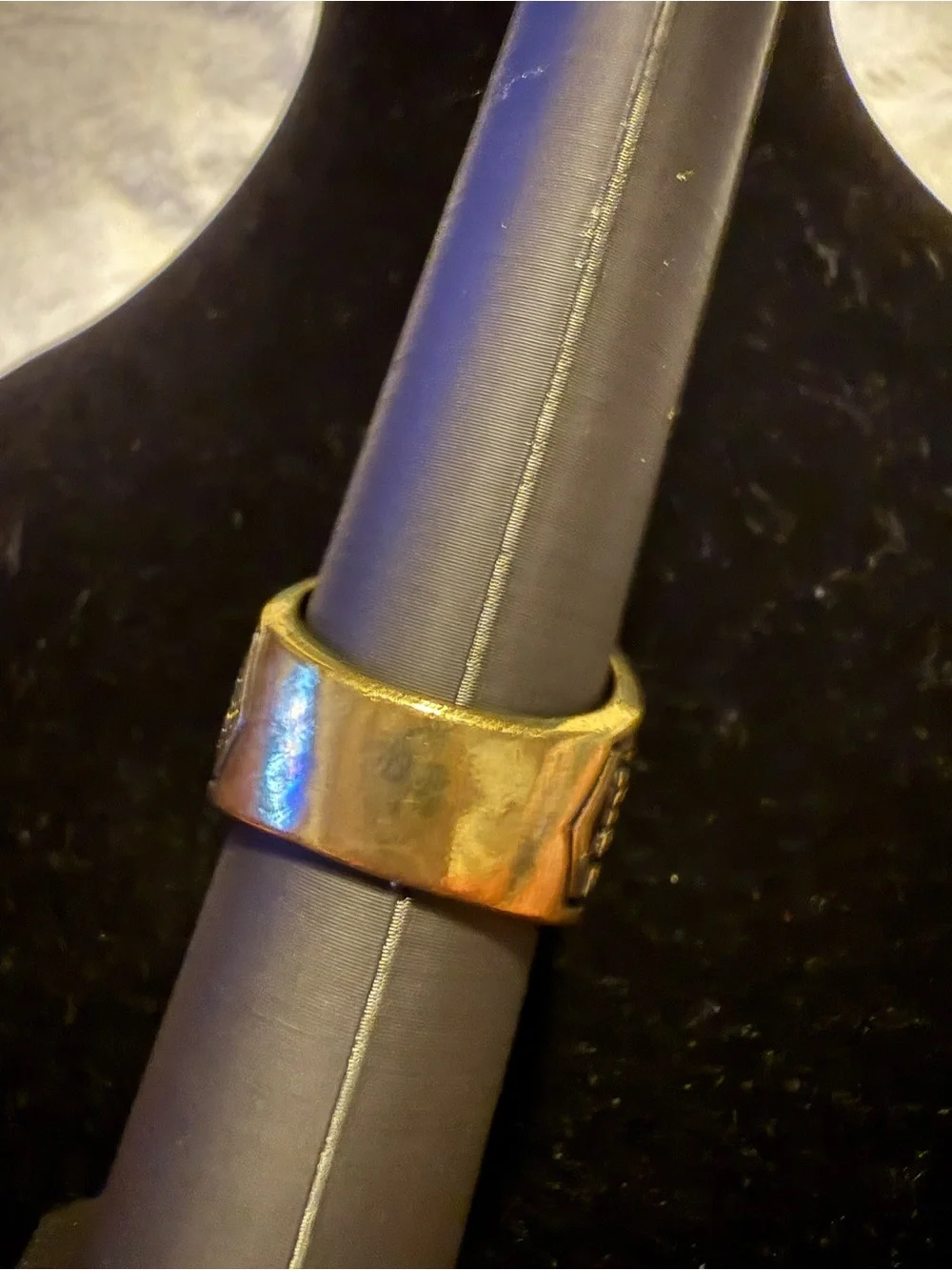 New York Champions Gold Tone and Blue Team Ring Walgreens